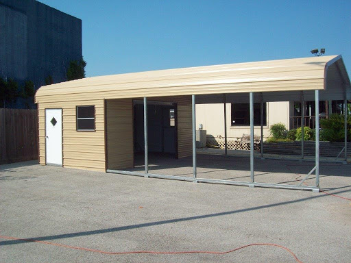 18x30x8 Regular Roof Carport + Storage