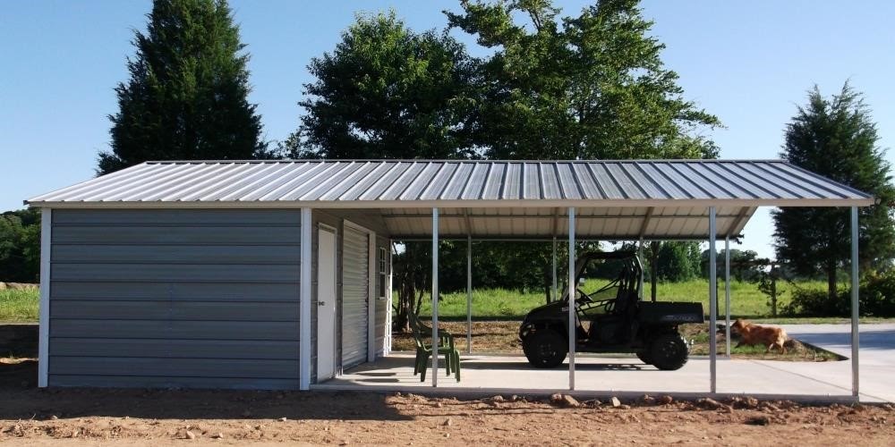 20x30x8 Vertical Roof (Carport + Storage)