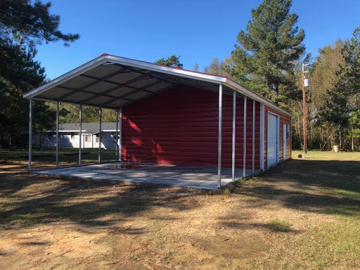 20x40x9 Vertical Roof Carport + Storage